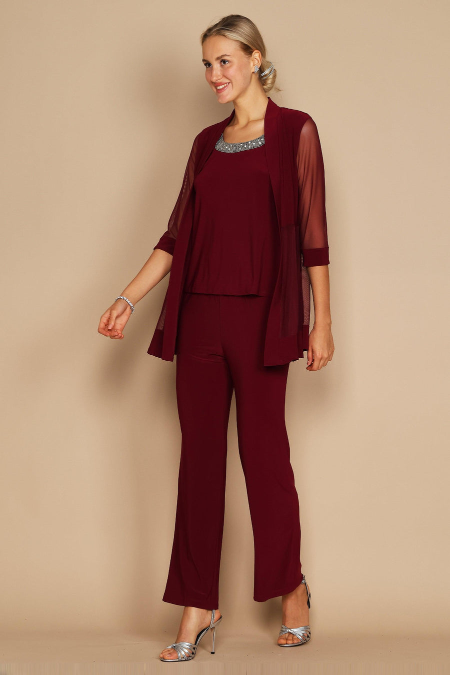 Formal Long Pant Suit Mother of the Bride by R&M Richards 8764 Wholesale