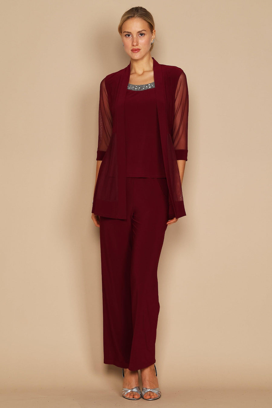 Formal Long Pant Suit Mother of the Bride by R&M Richards 8764 Wholesale