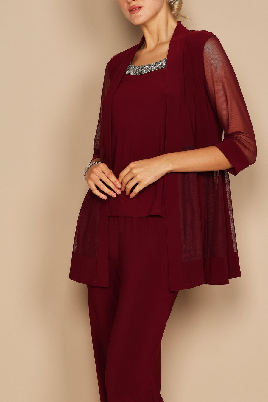 Formal Long Pant Suit Mother of the Bride by R&M Richards 8764 Wholesale