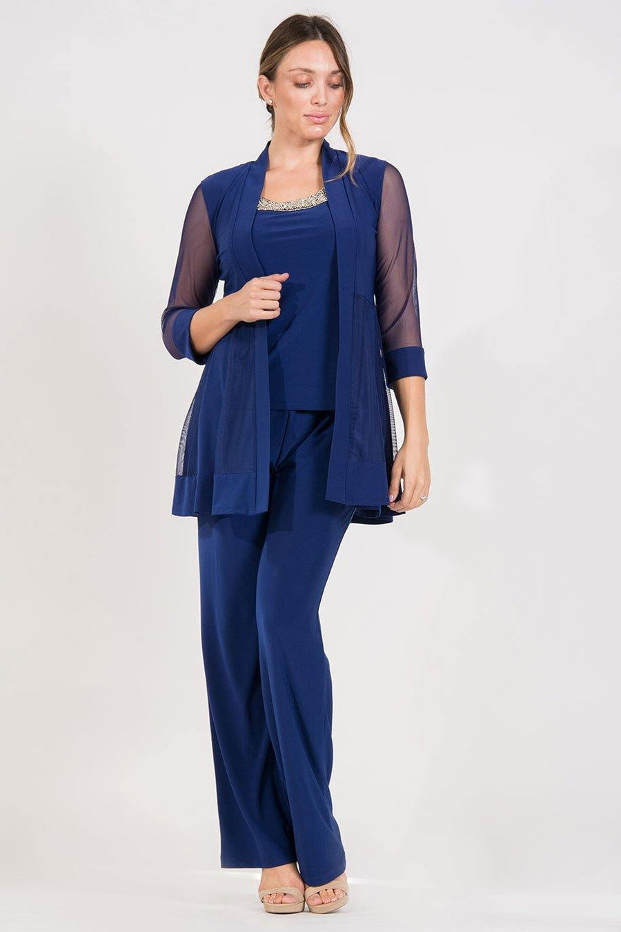 Formal Long Pant Suit Mother of the Bride by R&M Richards 8764 Wholesale