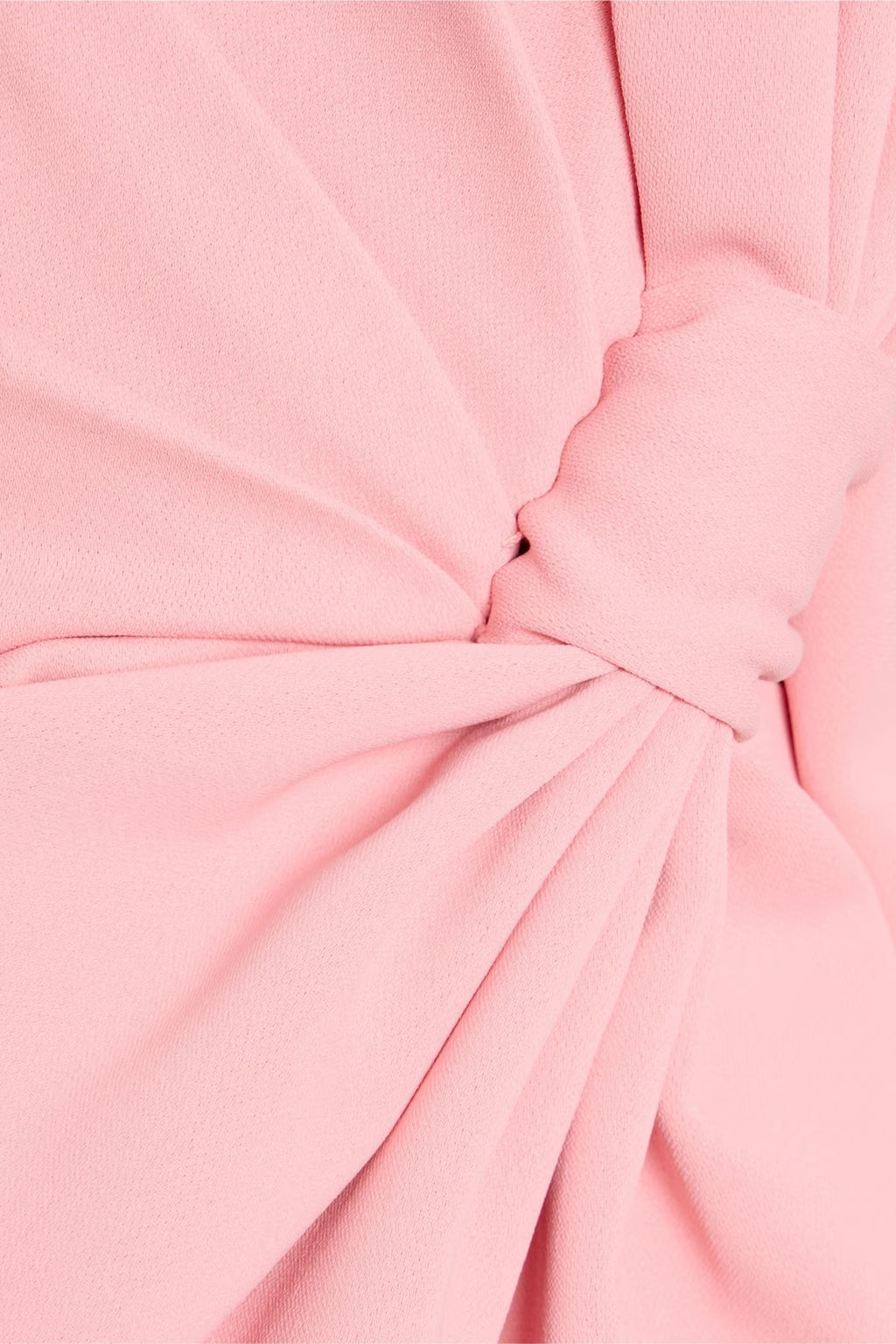 Peony Bateau Neck Midi Crepe Cocktail Dress Bow Detail Badgley Mischka SC4564