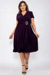 R&M Richards Short Plus Size Dress 1149W