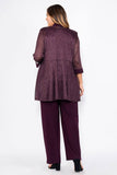R&M Richards Mother of the Bride Metallic Pantsuit - The Dress Outlet R&M Richards