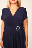 R&M Richards Short Plus Size Dress 1149W