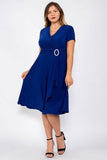 R&M Richards Short Plus Size Dress 1149W