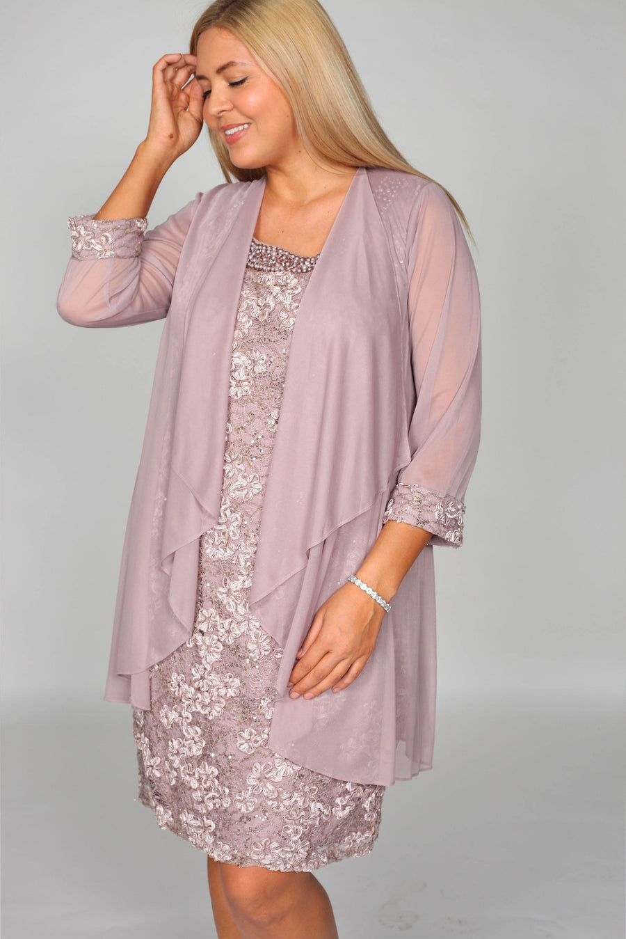R&M Richards Mother of the Bride Short Jacket Dress - The Dress Outlet R&M Richards