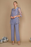 R&M Richards 9462W Long Plus Size Formal Pant Set