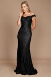 Dylan & Davids Formal Mermaid Fitted Evening Dress - The Dress Outlet