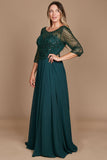 Dylan & Davids Long Sleeve Hand Beaded Mother of The Bride Dress - The Dress Outlet