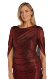 R&M Richards 7441 Draped Sleeve Short Dress Wholesale