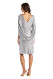 R&M Richards 7441 Draped Sleeve Short Dress Wholesale