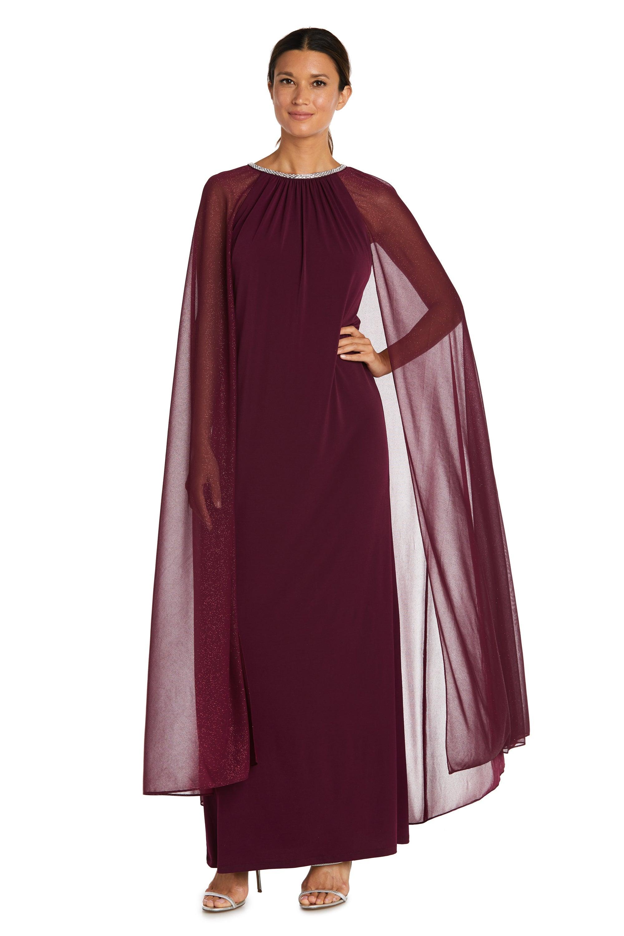 R&M Richards Long Mother of the Bride Dress CLEARANCE - The Dress Outlet