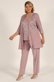 R&M Richards Mother of the Bride Formal Plus Size Pant Suit 7772W