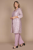 R&M Richards Mother of the Bride Pant Suit Made in USA Mauve