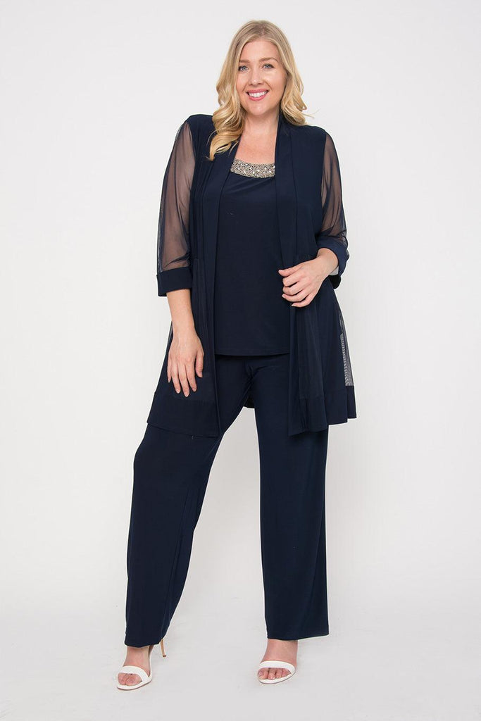 R&M Richards 8764W Plus Size Formal Pants Suit The Dress Outlet