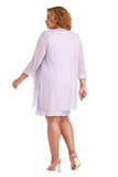 Short Lace Mother of the Bride Dress 2208W - The Dress Outlet