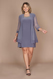 R&M Richards Short Mother of the Bride Formal Dress 8442 - The Dress Outlet