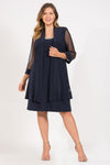 R&M Richards Short Mother of the Bride Formal Dress 8442 - The Dress Outlet