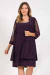 R&M Richards Short Mother of the Bride Formal Dress 8442 - The Dress Outlet