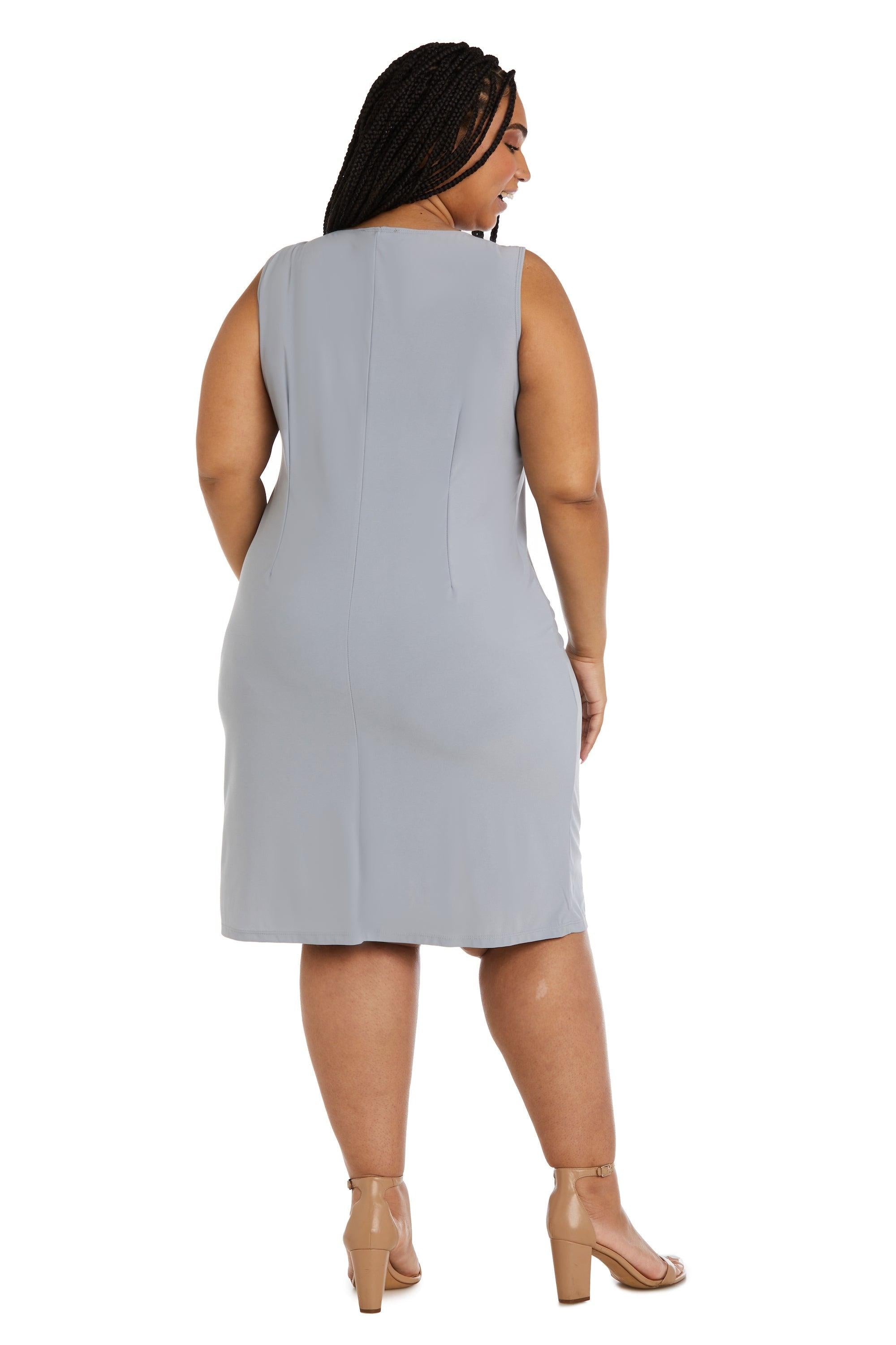 R&M Richards Short Plus Size Jacket Dress 2342W - The Dress Outlet